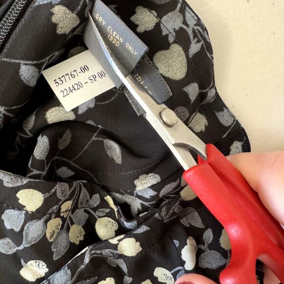 VTG Spring 2000 Banana Republic Skort Skirt Women's Size 6 Floral - Picture 5 of 5